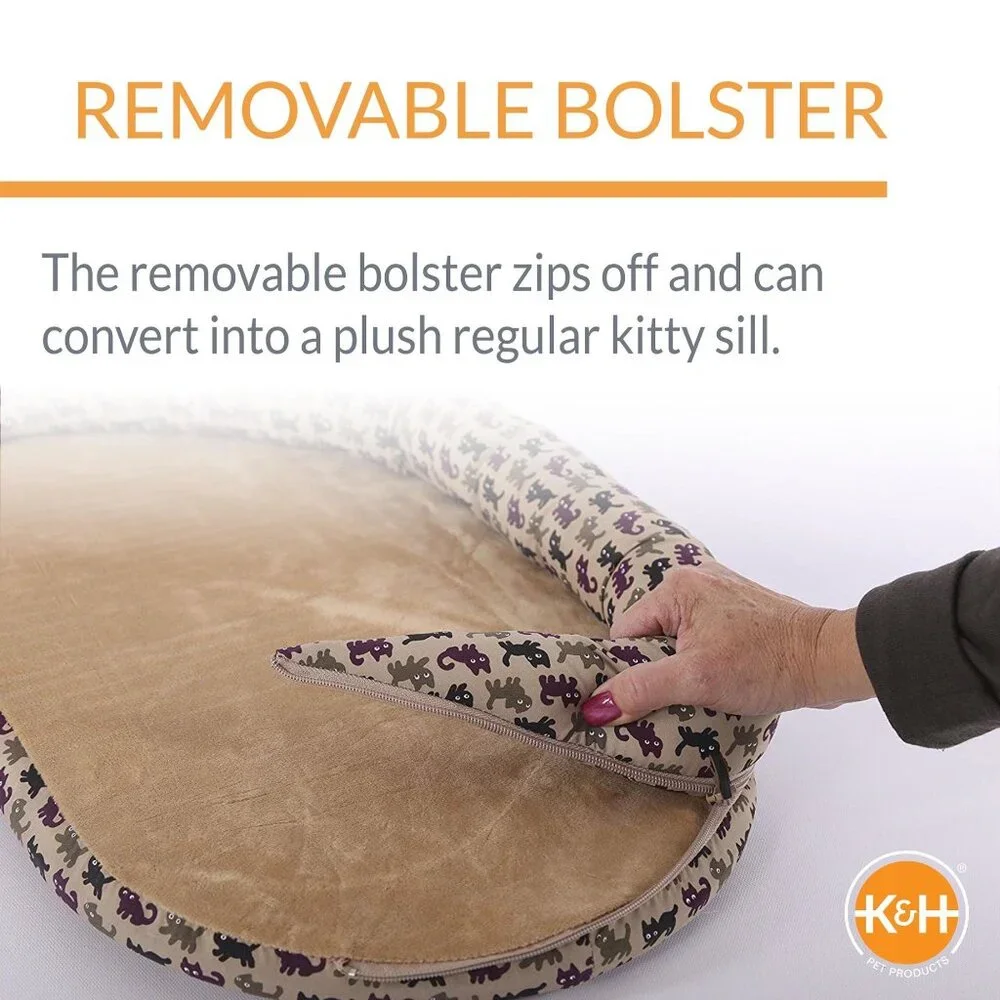 K&H Pet Products Kitty Sill Deluxe With Bolster 24